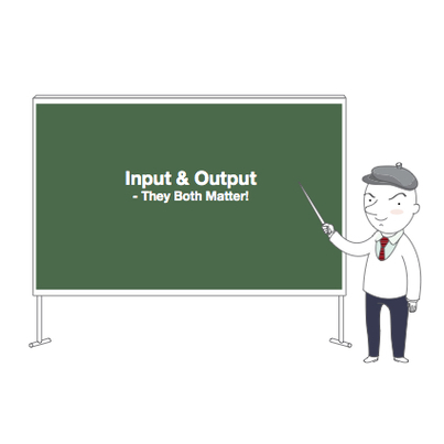 Input, output, and noticing for language learning
